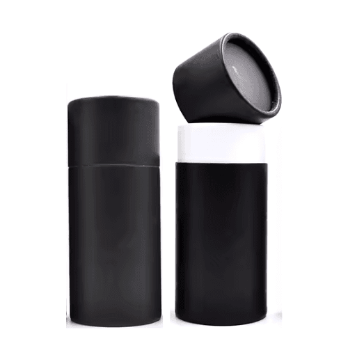 biopacksolutions-plain black kraft tubes