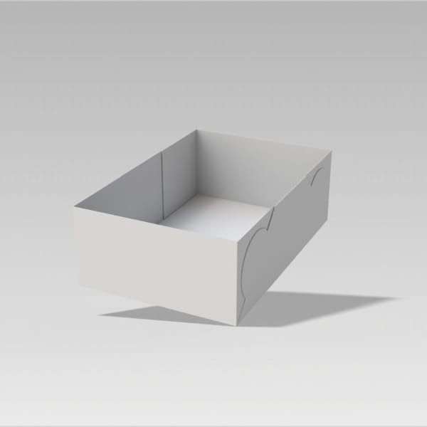 Arc Tray box white