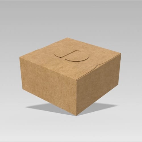 Butterfly self interlocking box Kraft