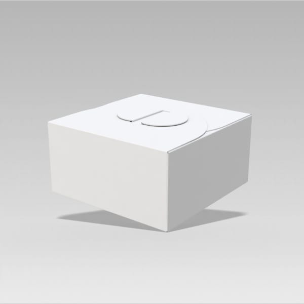 Butterfly self interlocking box white