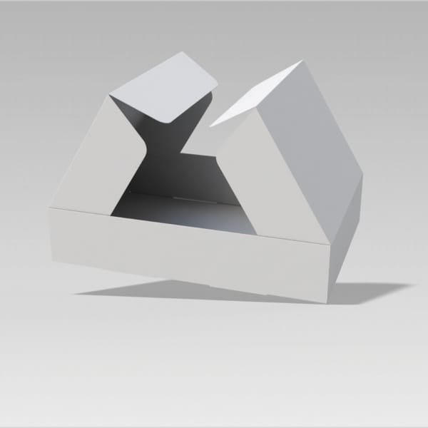 Folio Flip Top Box White