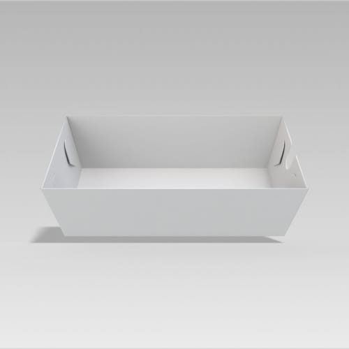 Food tray box white