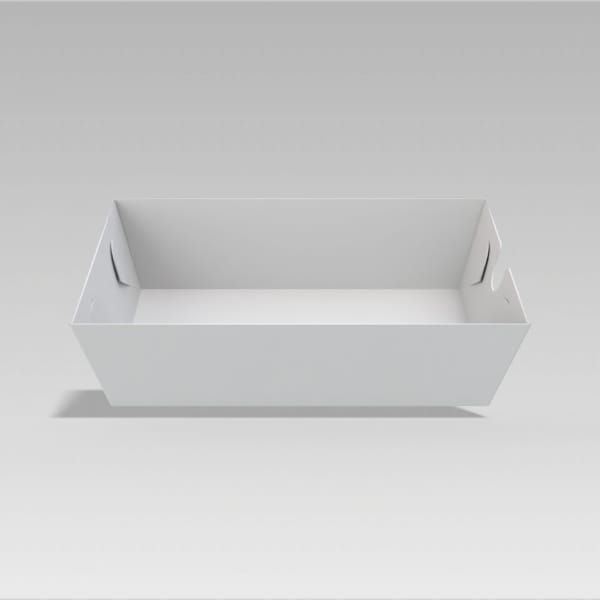 Food tray box white