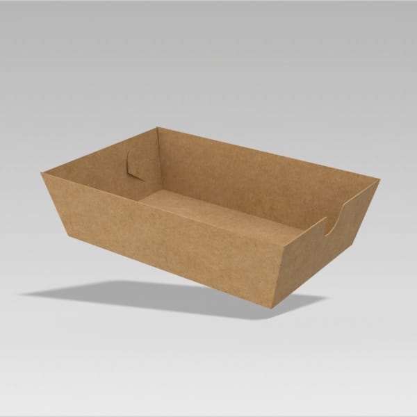 Food tray box Kraft