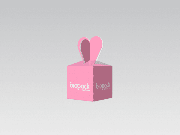 Interlocking Lid Heart Box