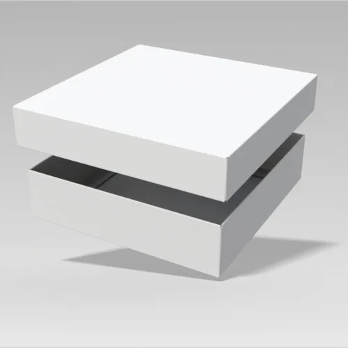 Lid and base foldboard box
