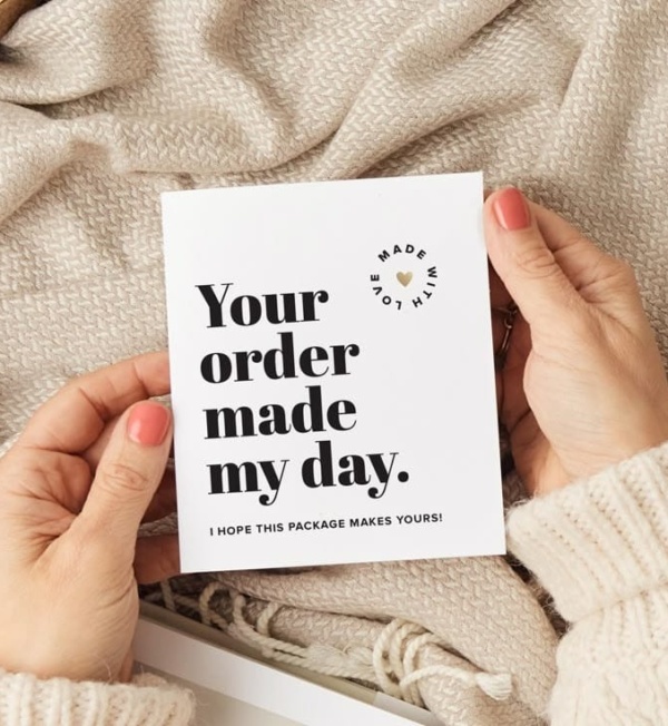 Thank You card Supplier