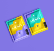 Free Modern Pouch Sachet Mockup