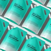 Refill Pouch Bag Mockup